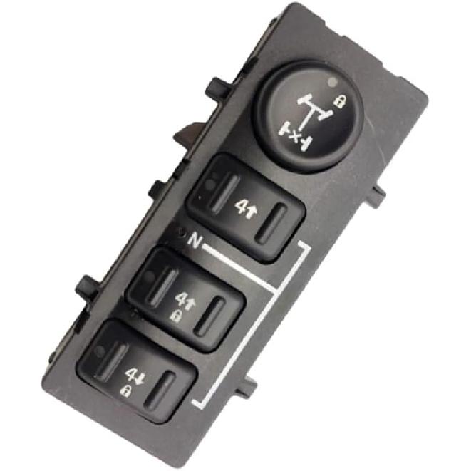 Riloer 4X4 Transfer Case Selector Switch, 4 Wheel Drive Selecto Replacement, Compatible with Hummer H2 2003-2007,19259310, 15127829