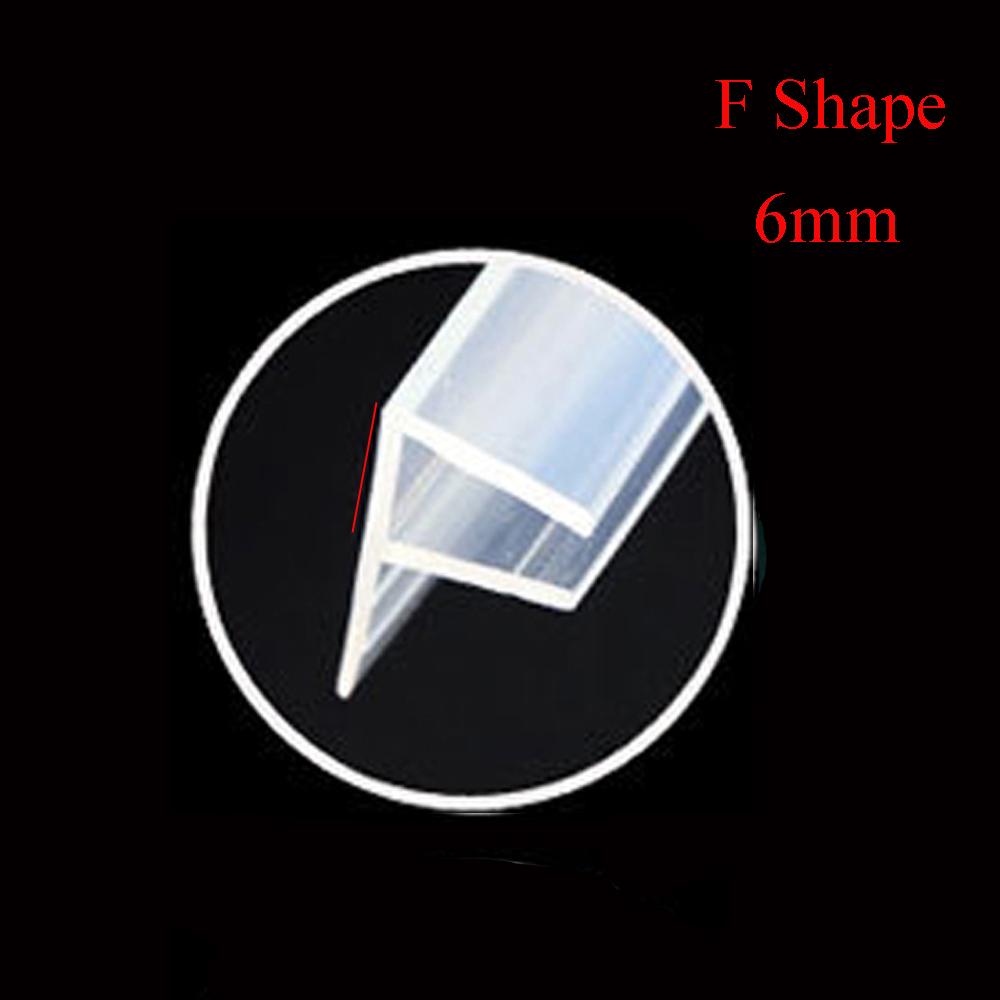 Bandă de Etanșare Transparentă Ușă Panou Duș Baie 4-12mm Spațiu de Etanșare Furtun de Vânt Ușă Fereastră Benzi de Etanșare Accesorii Casnice