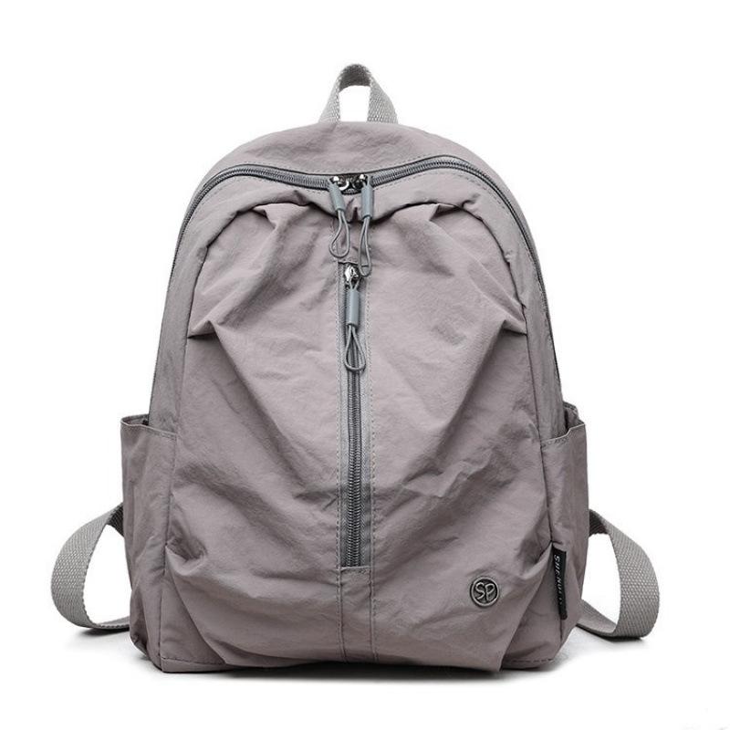 

Корейская версия модный женский легкий простой рюкзак в ленивом стиле холщовый универсальный маленький рюкзак для путешествий дорожный маленький школьный рюкзак default