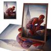 Full Round Diamond Painting Spider-man On The Tall Building Art Rhinestone Picture Mosaic DIY 5D Cross Stitch Embroidery Home Decoration