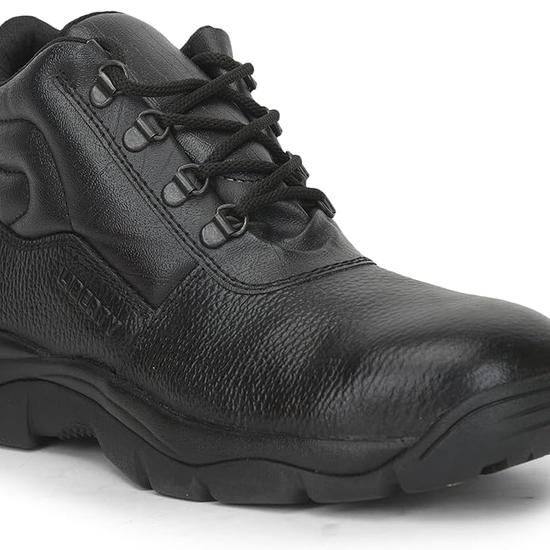 Liberty Freedom Armour-AK Lacing Safety Shoes for Men | Leather Sole| Water Resistance |Padded Foam Insole | Shock Absorber|
