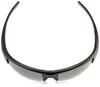 Shimano Polarized Fishing Matte Free Size HG-066N Sunglasses, Water-Repellent Half-Fishing Glasses, Black/Smoke,