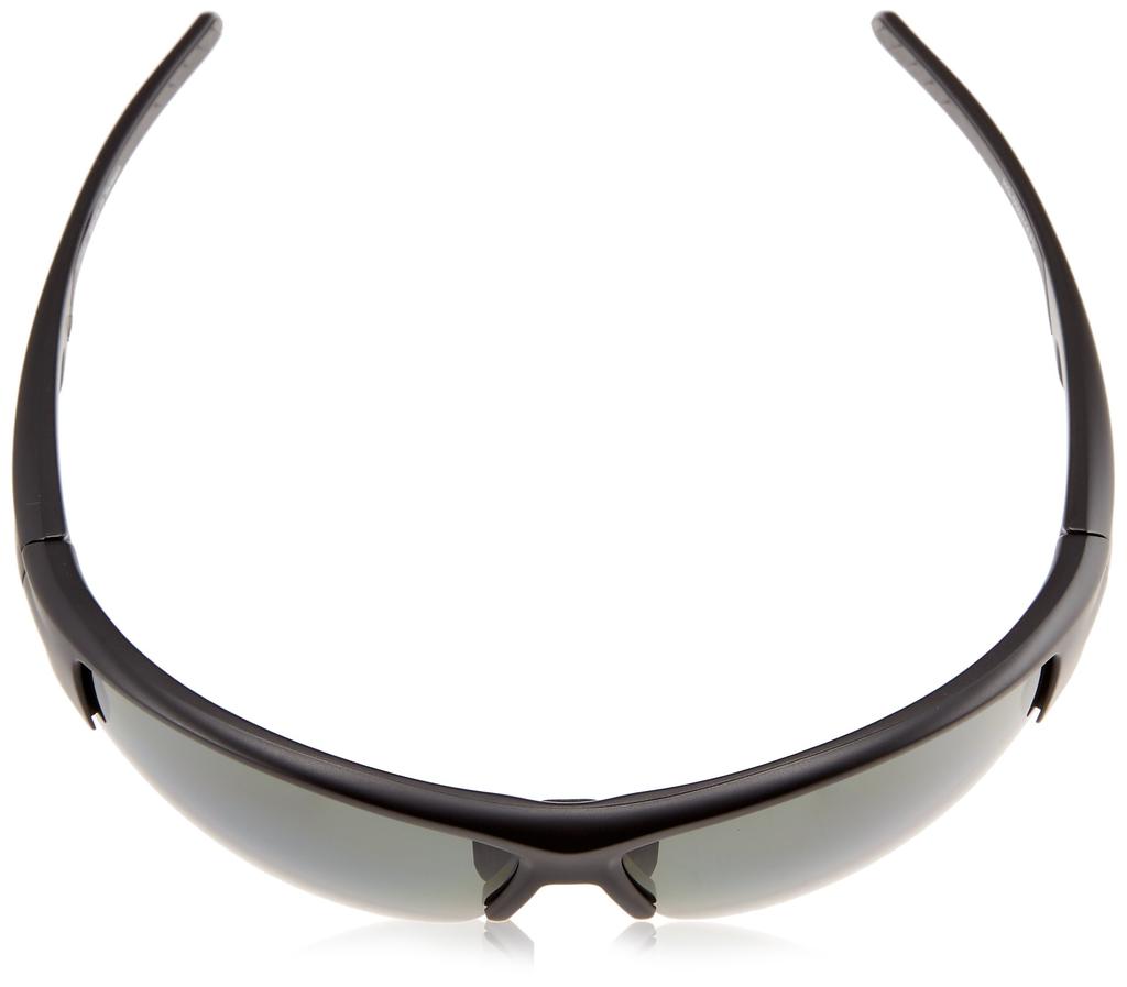 Shimano Polarized Fishing Matte Free Size HG-066N Sunglasses, Water-Repellent Half-Fishing Glasses, Black/Smoke,