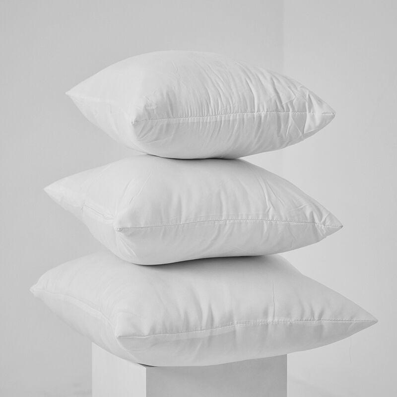 PP Cotton Brushed Cloth Pillow Core - Slow Rebound Feather Silk Non-Woven Square Cotton Pillow Pair.