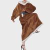 Cozy Hooded TV Blanket: Warm Fleece Pajamas & Robe for Autumn/Winter
