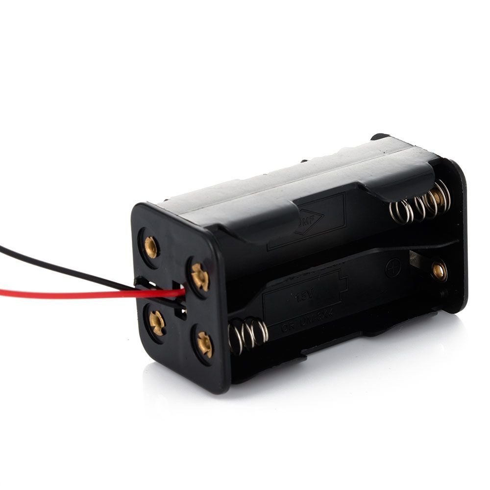 4 * AA Batteries Holder Case Battery Case Battery Storage 4 x AA Battery Back AA Battery Holder