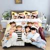 K-pop Group Duvet Cover Pillowcase 3D Printed S-Stray-K-Kids Bedding Set Single/Twin/Full/Queen Size for Fans Bedroom Decor