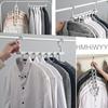 HMHiWYY Space-Saving Hanger - Upgrade Your Closet Storage with This Flat, Non-slip, Bag-free Hanger for Shirts, Skirts, and Other Clothing. Suitable F