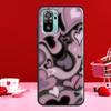 Brązowo Fioletowe Wirujące Serca Wzór Etui Dla Xiaomi Redmi Note 11 Pro Note 10 9 8 Pro 11S 9S 10S Pokrowiec Dla Redmi 10 9 9A 9C 9T