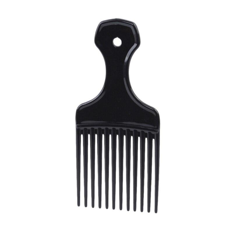 1 Stück Breite Zähne Bürste Pick Kamm Gabel Haarbürste Einsatz Haar Pick Kamm Kunststoff Getriebe Kamm Für Lockiges Haar Styling Werkzeuge