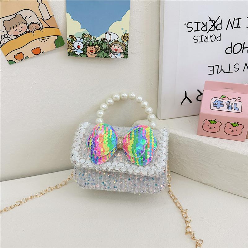 Stylish And Cute Beaded Crossbody Backpack For Girls Ideal For Preschool Use