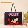 Cartoon Cat Plush Cotton Comforter Storage Bag For Travel And Bedroom Organization