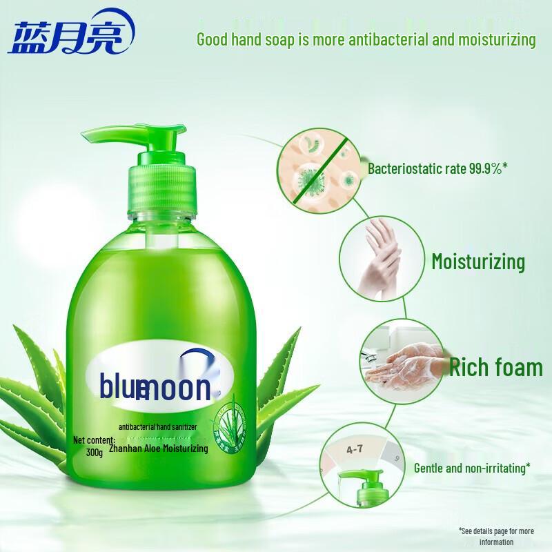 

Blue Moon Aloe Vera Antibacterial Foaming Hand Wash