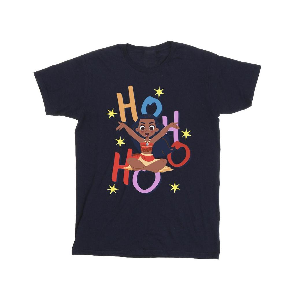 Moana Girls Ho Ho Ho Cotton T-Shirt
