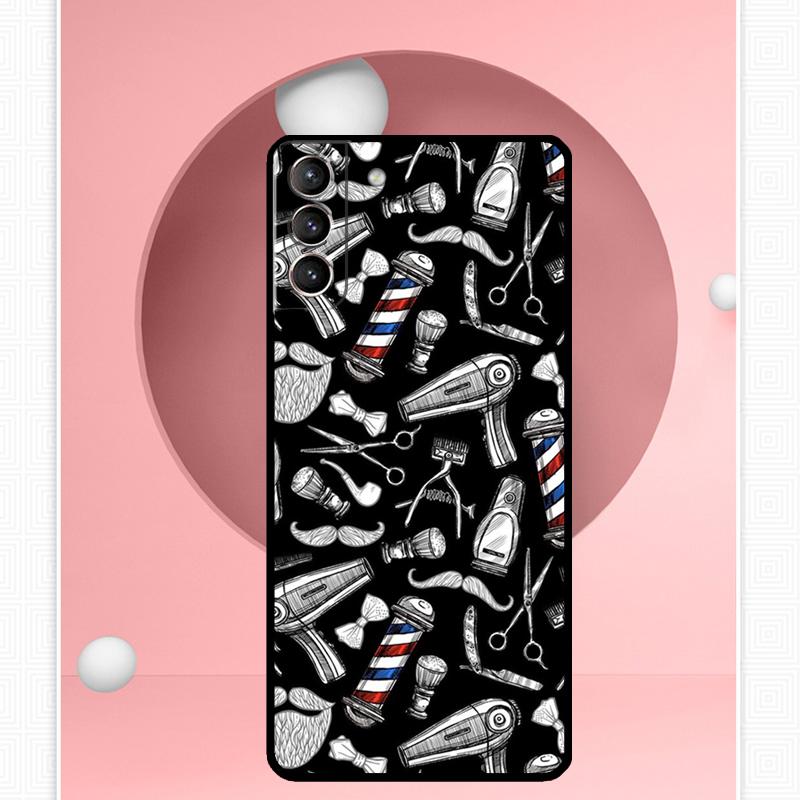Barber Hair Stylist Case For Samsung Galaxy S25 Ultra S25 FE S20 S21 S22 S23 Plus S9 S10 S24 Ultra Cover Funda