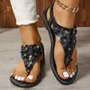 Fashion Women Sandals Flat Sandals For Summer Shoes Women 2024 Bohemia Style Summer Sandalias Mujer Casual Flip Flops Woman Footwear