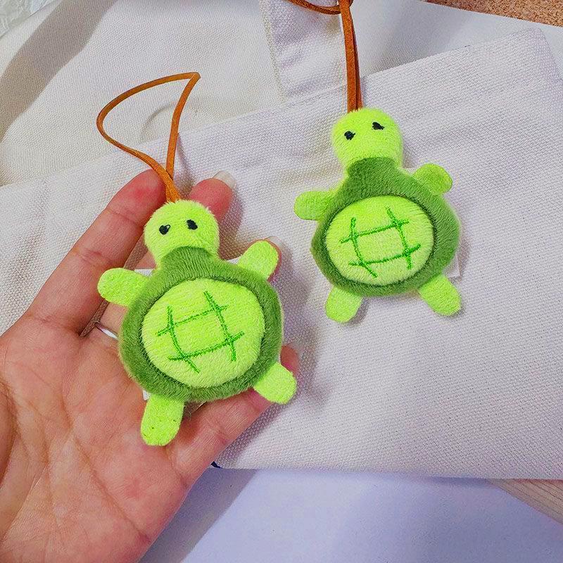 Cartoon Plush Turtle Pendant Bag Pendant Carkeyring Accessories Children'S Gift