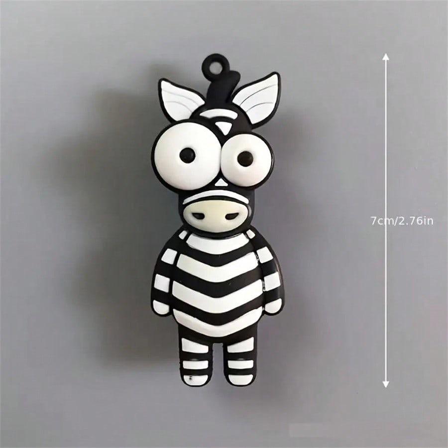 Personalized Cute Cartoon Animal Resin Refrigerator Magnets - Decorative and Functional