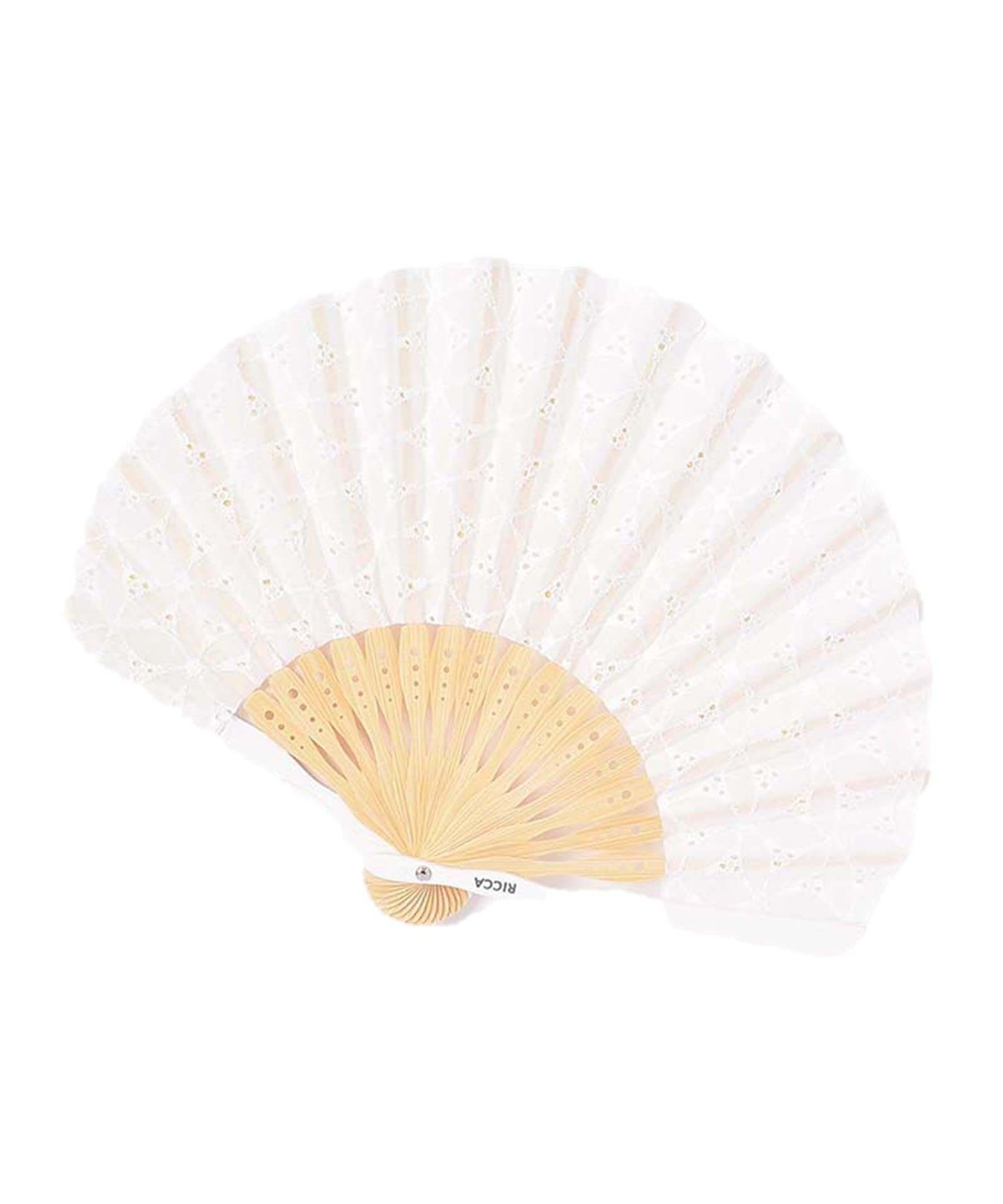 [Hemings] Raffine Folding Fan (White)