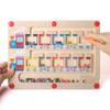 Kids' Magnetic Train Maze: Color Counting & Logic Puzzle for Early Learning