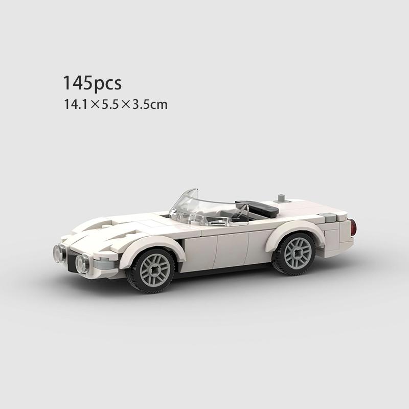 MOC Speed Sports F1 City Racing Car AE86 Building Blocks Brick Vehicle Supercar Fast & Furious1 MK4 Supra Kids Toys Boy