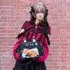 New Korean Kawaii Cat Ita Bag Cute PU Shoulder Bag Girls Transparent Pocket Harajuku Crossbody Bag Women's Fashion Backpacks