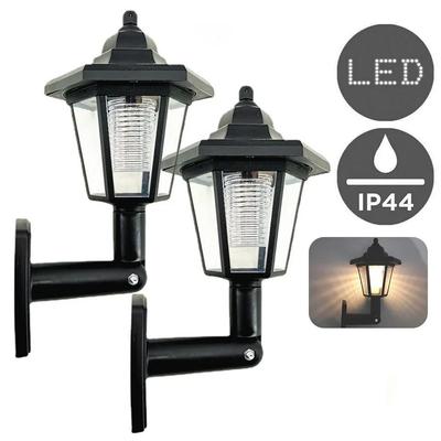 Luci solari da esterno, lanterna retrò, luci solari esagonali, applique solare a LED per esterni, lampada da parete, faretto solare, decorazioni da giardino