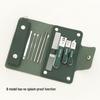 Set Manichiură Verde Matcha 16 Piese: Unghieră, Foarfece și Instrumente în Geantă Pliabilă