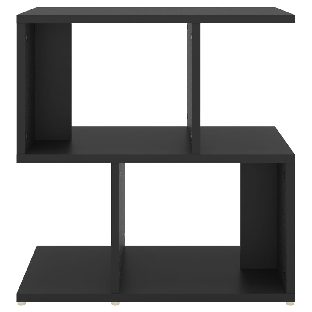 Vidaxl Szafka Nocna, Czarna, 50X30X51,5 Cm, Materiał Drewnopochodny