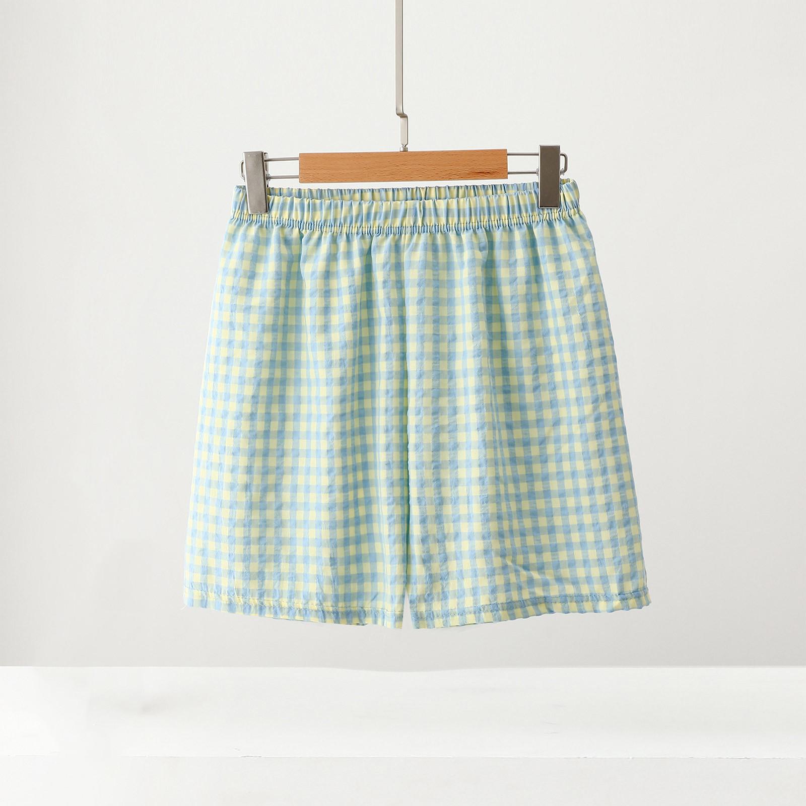 

Подростковые шорты из мягкого хлопкового льна с карманами, мягкие застежки на пуговицы, без молнии, облегающие шорты M светло-синий