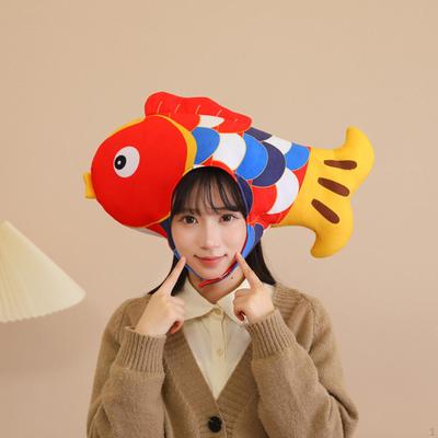 Koi Fish Hat Novelty Funny for Holiday Carnival Party Favors Supplies Birthday