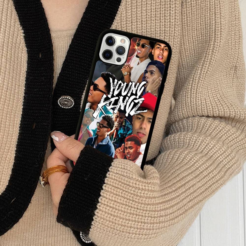 Myke Towers Rapper PC+TPU Phone Case For IPhone 11 12 13 14 15 16 17 Plus Pro Max Cover