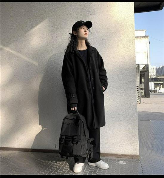 Korean-Style Harajuku Backpack for Girls and College Students - Large Capacity, Dark Design, All-Match