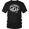 Bingeprints Frankie Say Relax Lustiges Film Musik Komisches T-Shirt Schwarz