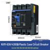 Kunlun 100A Plastic Shell Circuit Breaker with NXM 250A, Three-Phase Four-Wire Air Switch