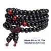Natural Wood Long Bead Bracelet Decoration for Adults Interested Yoga and Seek Inner Peaceful Suitable for Gifting