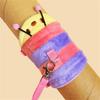 Small Animal Harness and Leash Set Soft Plush Pet Harness with Safe Bells No Pulls Comfort Plush Vests for Small Pet