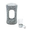 Small Tombstone Granite This candle holder complements both Japanese and Western Made of granite in a classic white Easy to set no construction [For