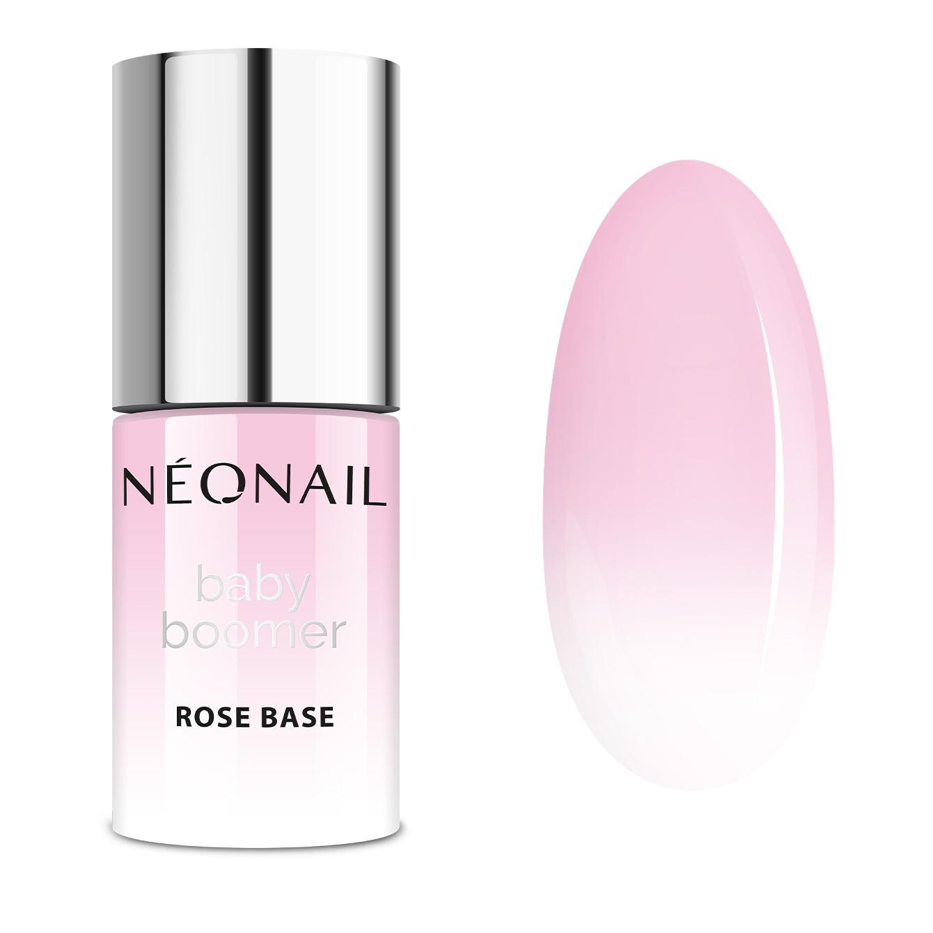 Base hybride Baby Boomer de NeoNail Rose, 7,2 ml