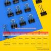Deli Black Binder Clips