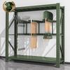 Military Green Movable Shovel Storage Rack