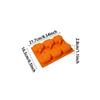 WTEMPO 1PC Creative Solid Color Pumpkin Food Grade Silicone Cake Mold Home Non-stick Halloween Cookie Mold DIY Festivals Baking Tools