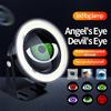 Angel EyeLED Fog Light Dynamic 12V Work Light Car Auxiliary Headlight Daytime Running Light For Vehicles App Control UTV ATV SUV