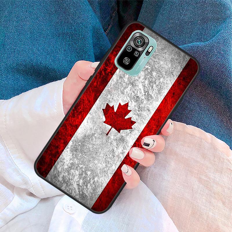 Canada Canadian Flag Case For Xiaomi Redmi Note 11 10 9 8 12 Pro Plus 9S 10S 11S 12S Cover For Redmi 12C 10 9 C