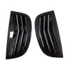 For Peugeot 208 2018   -2024 ABS Plastic Rear Window Quarter Louver Cover Side Vent Trim Car Adhesive Accessories