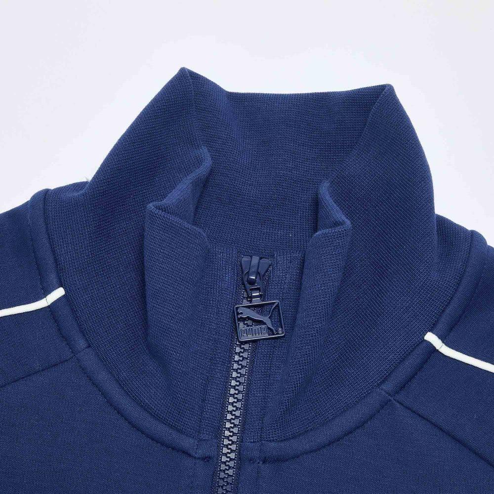 Puma Color Block Embroidered Sports Casual Knit Zip Up Stand Collar Long Sleeve Jacket Men Jackets 637924-12