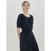 Cc Collect. Volume Sleeve Shirring Dress C262mse043