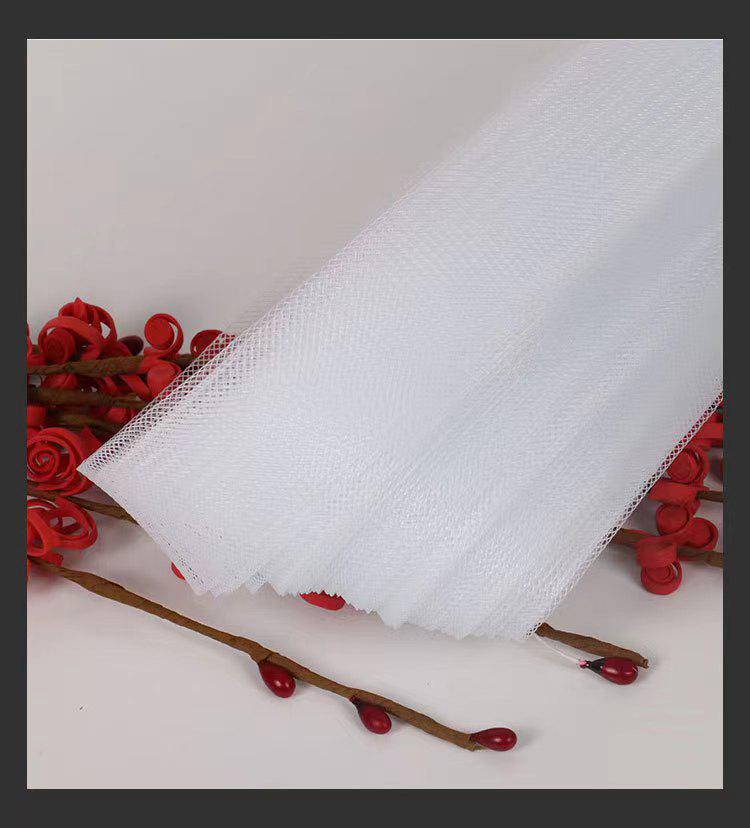 Black & White Elastic Stretch Mesh Ribbon (6-10cm) for Wedding Dresses, Dance Skirts, Support, and Horsehair Fishbone Net Clothing Accessories.