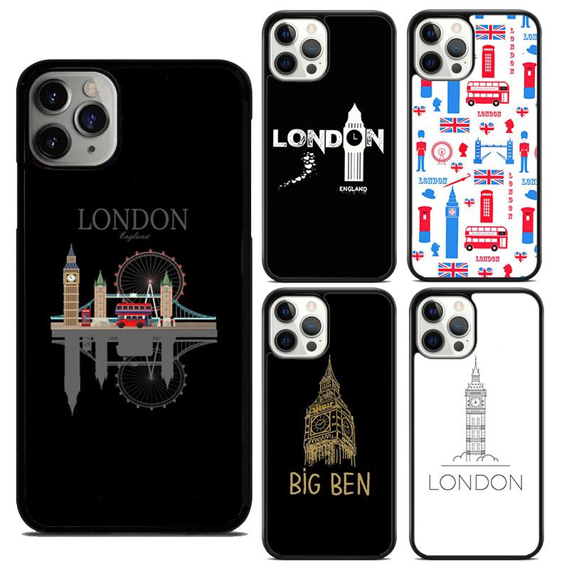 Big Ben Tower London Soft Phone Case For iPhone 17 Air 16 15 14 Ma Plus 11 12 13 Pro Ma Phone Cover coque Fundas