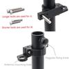 Multi-Function Tailgate Flag Pole Holder Antenna Base Kit For Jeep Wrangler JK JL